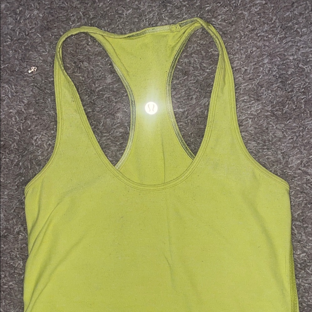 Lime Green Lulu Lemon Tank Top